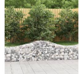 Coșuri gabion arcuite 25 buc, 200x50x40/60 cm, fier galvanizat