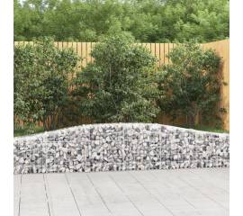 Coșuri gabion arcuite 10 buc, 400x30x40/60 cm, fier galvanizat