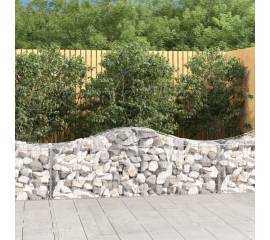 Coșuri gabion arcuite 11 buc, 200x50x60/80 cm, fier galvanizat