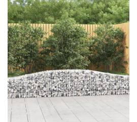 Coșuri gabion arcuite 4 buc, 400x30x40/60 cm, fier galvanizat