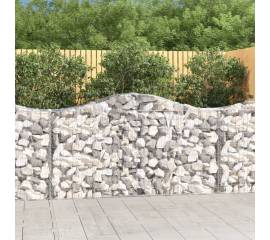 Coșuri gabion arcuite 14 buc, 200x50x100/120cm, fier galvanizat