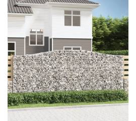 Coșuri gabion arcuite 6 buc. 400x50x160/180 cm, fier galvanizat