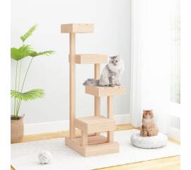 Ansamblu de pisici, 45,5x49x103 cm, lemn masiv de pin
