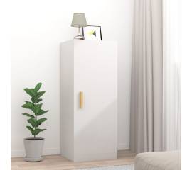 Dulap de perete, alb extralucios, 34,5x34x90 cm, lemn compozit