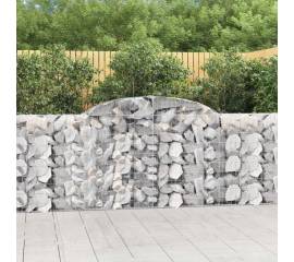 Coș gabion arcuit, 300x30x100/120 cm, fier galvanizat