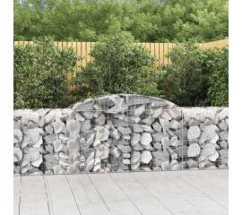 Coș gabion arcuit, 300x50x80/100 cm, fier galvanizat