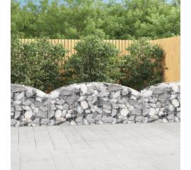 Coș gabion arcuit 200x50x60/80 cm fier galvanizat