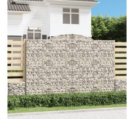 Coș gabion arcuit, 300x50x200/220 cm, fier galvanizat