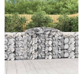 Coș gabion arcuit, 300x50x100/120 cm, fier galvanizat