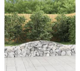 Coș gabion arcuit 400x30x40/60 cm fier galvanizat