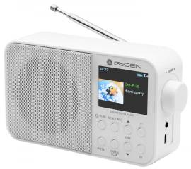 Radio portabil gogen dab 500 btcw cu tuner dab+ si fm, 1w, bluetooth, lcd
