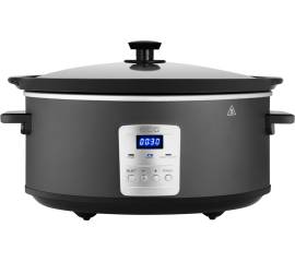 Oala electrica slow cooker ecg ph 6530 master, 6.5 litri, 270 w, vas ceramic,