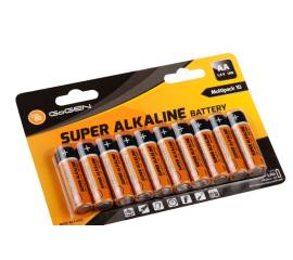 Set baterii alcaline gogen super aa, lr06, blister 10 buc