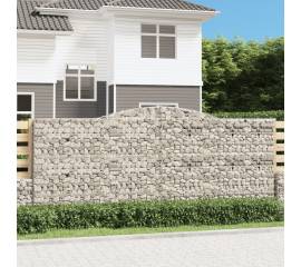 Coșuri gabion arcuite 4 buc. 400x50x160/180 cm, fier galvanizat