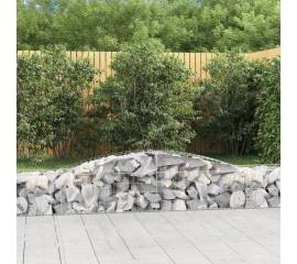 Coșuri gabion arcuite 4 buc, 400x50x40/60 cm, fier galvanizat