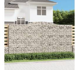 Coșuri gabion arcuite 5 buc. 400x30x200/220 cm fier galvanizat