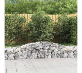 Coșuri gabion arcuite 9 buc, 400x50x40/60 cm, fier galvanizat