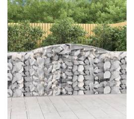 Coșuri gabion arcuite 7 buc, 400x50x100/120 cm fier galvanizat