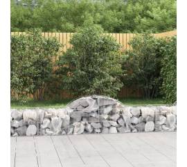 Coșuri gabion arcuite 14 buc, 200x50x40/60 cm, fier galvanizat