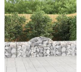 Coșuri gabion arcuite 7 buc, 200x30x60/80 cm, fier galvanizat