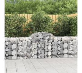 Coș gabion arcuit 200x50x80/100 cm fier galvanizat