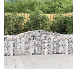 Coș gabion arcuit 400x30x100/120 cm fier galvanizat