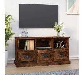 Comodă tv, stejar fumuriu, 100x35x50 cm, lemn prelucrat