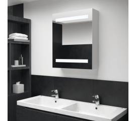 Dulap de baie cu oglindă și led-uri, 50x13,5x60 cm