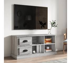 Comodă tv, gri sonoma, 102x35,5x47,5 cm, lemn prelucrat