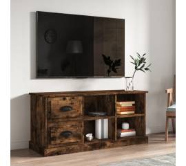 Comodă tv, stejar afumat, 102x35,5x47,5 cm, lemn prelucrat