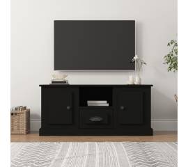 Comodă tv, negru, 100x35,5x45 cm, lemn prelucrat