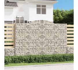 Coșuri gabion arcuite 3 buc. 300x50x200/220 cm, fier galvanizat