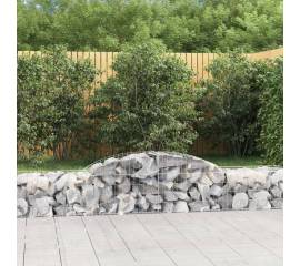 Coșuri gabion arcuite, 25 buc., 300x50x40/60cm, fier galvanizat