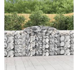 Coșuri gabion arcuite 10 buc, 300x50x100/120cm, fier galvanizat