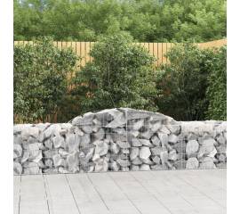 Coșuri gabion arcuite 10 buc, 300x50x60/80 cm, fier galvanizat