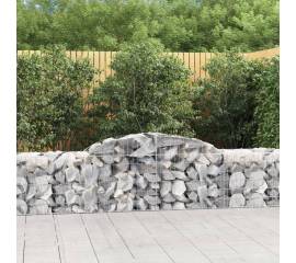 Coșuri gabion arcuite 11 buc, 300x50x60/80 cm, fier galvanizat