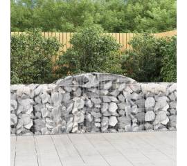 Coșuri gabion arcuite 5 buc, 300x50x80/100 cm, fier galvanizat