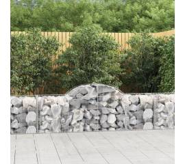 Coșuri gabion arcuite 6 buc, 200x50x60/80 cm, fier galvanizat