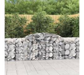 Coșuri gabion arcuite 9 buc, 300x50x80/100 cm, fier galvanizat