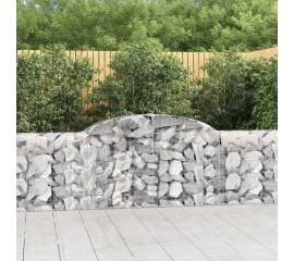 Coșuri gabion arcuite 11 buc, 300x30x80/100 cm, fier galvanizat