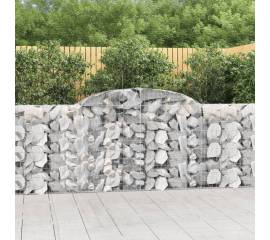 Coșuri gabion arcuite 5 buc, 300x30x100/120 cm fier galvanizat