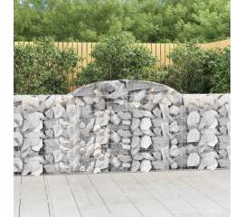 Coșuri gabion arcuite 7 buc, 300x30x100/120 cm fier galvanizat