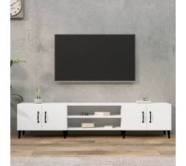 Comodă tv, alb, 180x31,5x40 cm, lemn prelucrat