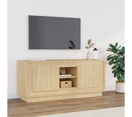 Comodă tv, stejar sonoma, 102x35x45 cm, lemn prelucrat