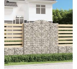 Coșuri gabion arcuite, 4 buc 200x50x200/220 cm, fier galvanizat