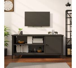 Comodă tv, negru, 100x40x45 cm, lemn prelucrat