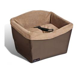 428416 happy ride pet booster seat "tagalong" l brown