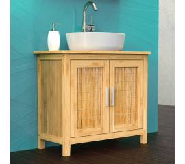 Eisl dulap pentru baie, 67x28x60 cm, bambus
