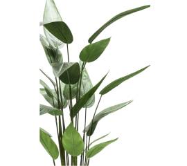 Emerald plantă heliconia artificială, verde, 125 cm, 419837