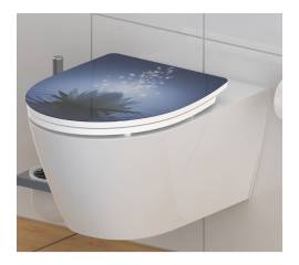 SchÜtte scaun de toaletă duroplast închidere silențioasă, water lily